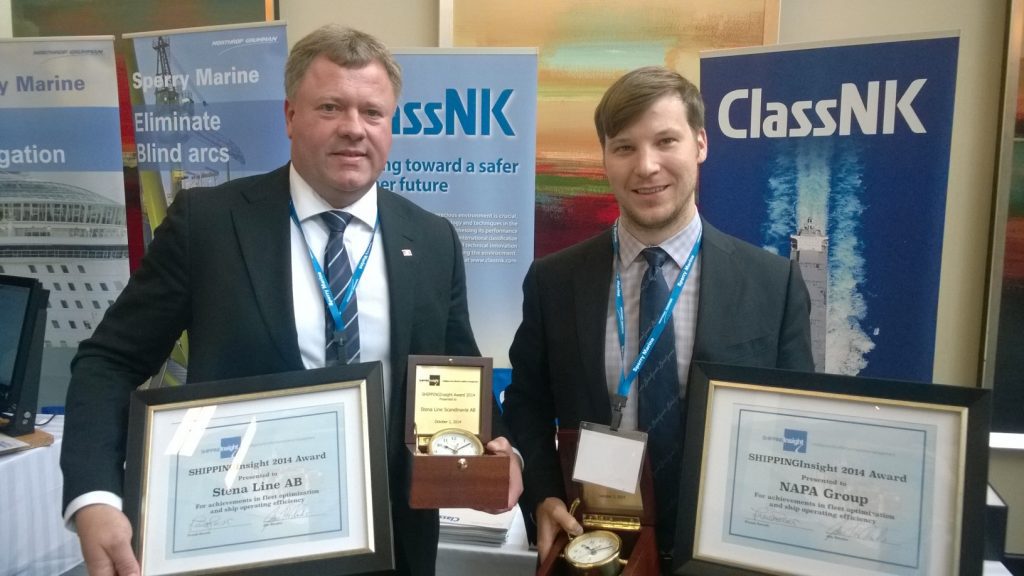 Stena Line and NAPA awarded for innovative energy-saving program in shipping