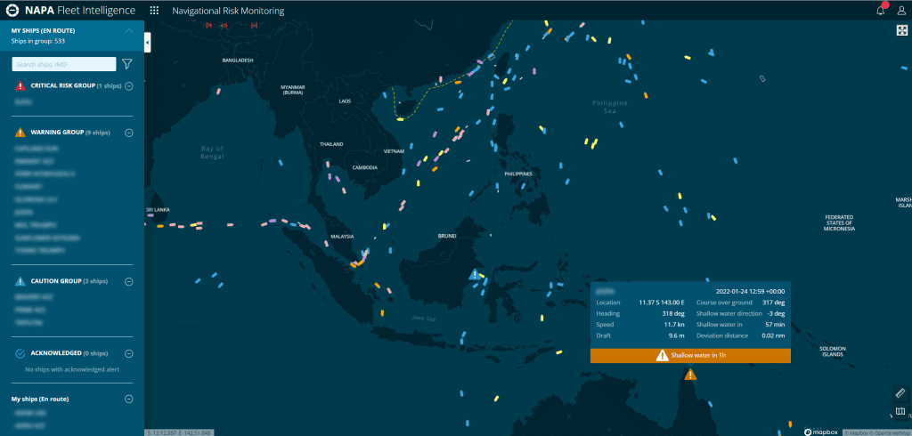 NAPA Navigational Risk Monitoring
