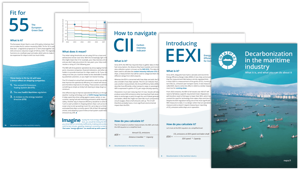 Guidebook explains EEXI, CII and Fit for 55