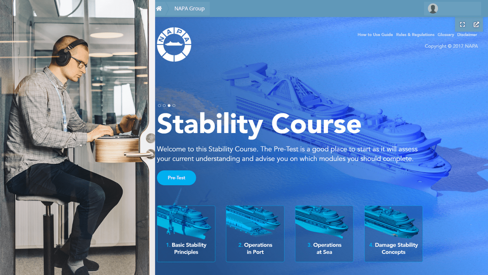 NAPA Stability eLearning to be delivered to 500 participants every year to support crews and enhance maritime safety in the fast-evolving technology landscape. 
