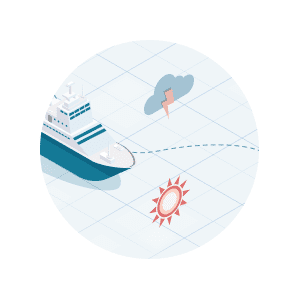 Sea conditions and route-specific challenges for ferries