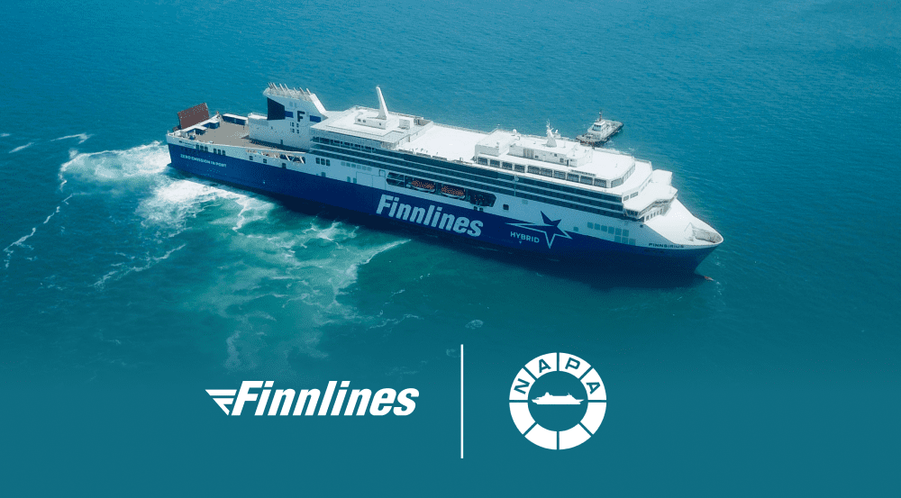 Finnlines and NAPA to deploy electronic logbooks on newbuild hybrid ferries