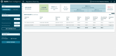 NAPA Fleet Intelligence- an objective assessment of emissions for each voyage