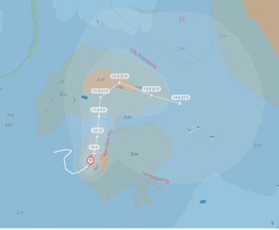 NAPA Fleet Intelligence's tropical storm visualization