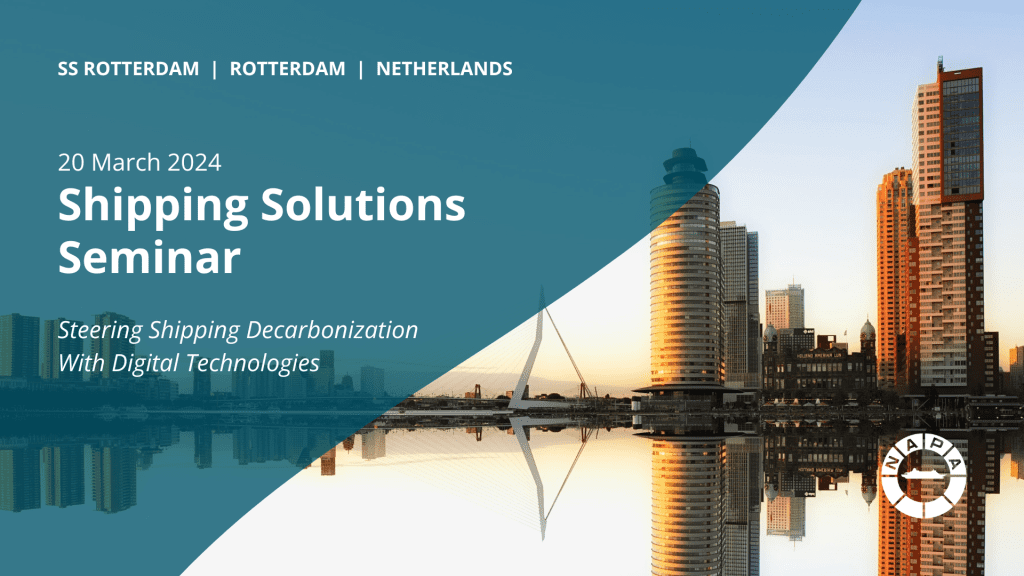 NAPA Shipping Solutions Seminar in Rotterdam, 2024_full size