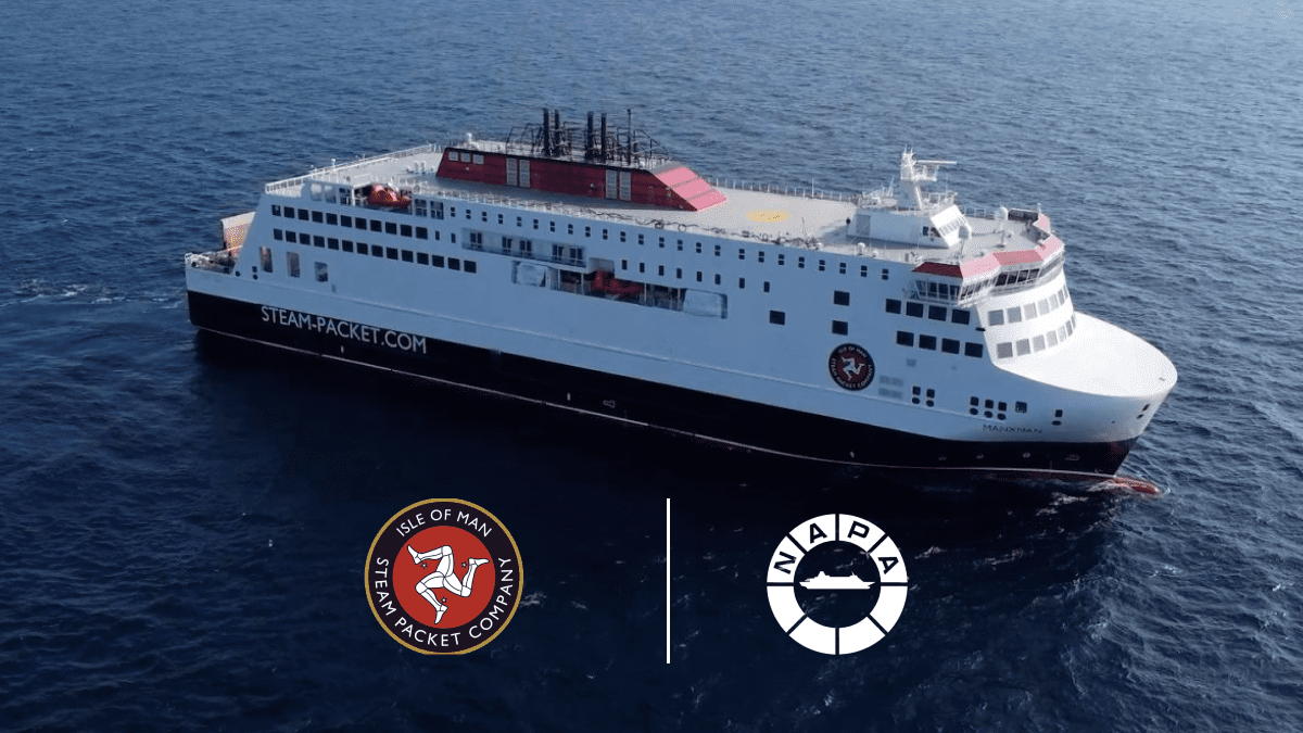Isle of Man Steam Packet Company installs NAPA digital systems to boost safety and efficiency of flagship ferry 