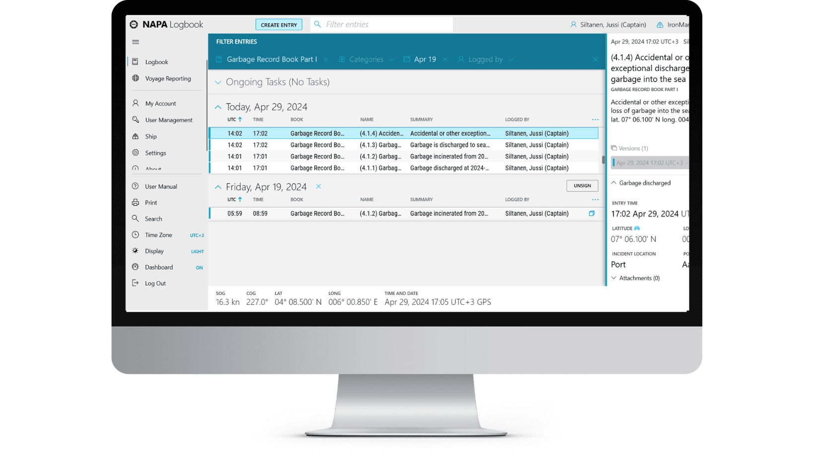 New Garbage Record Book requirements Are you ready? NAPA