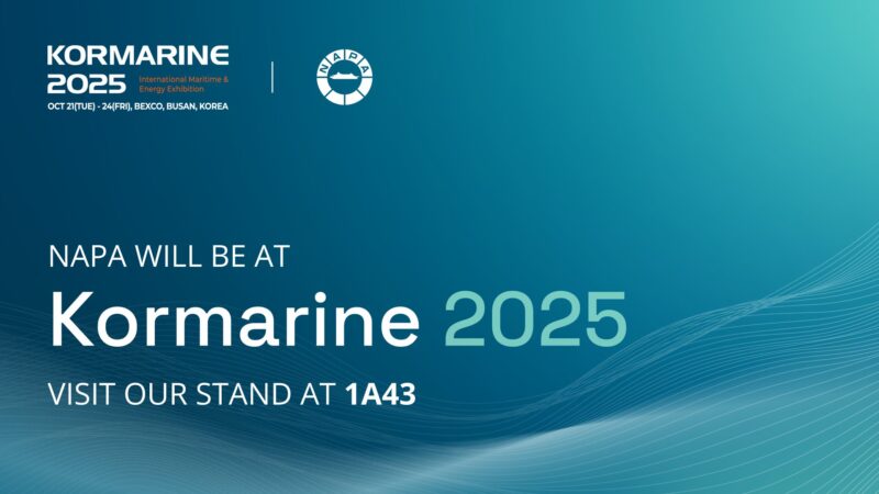 Join NAPA at Kormarine 2025 in Busan
