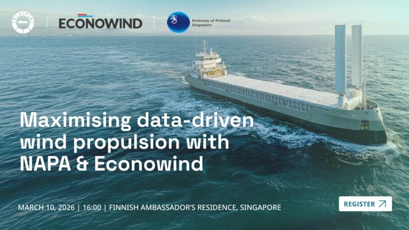 Maximizing data-driven wind propulsion with NAPA & Econowind