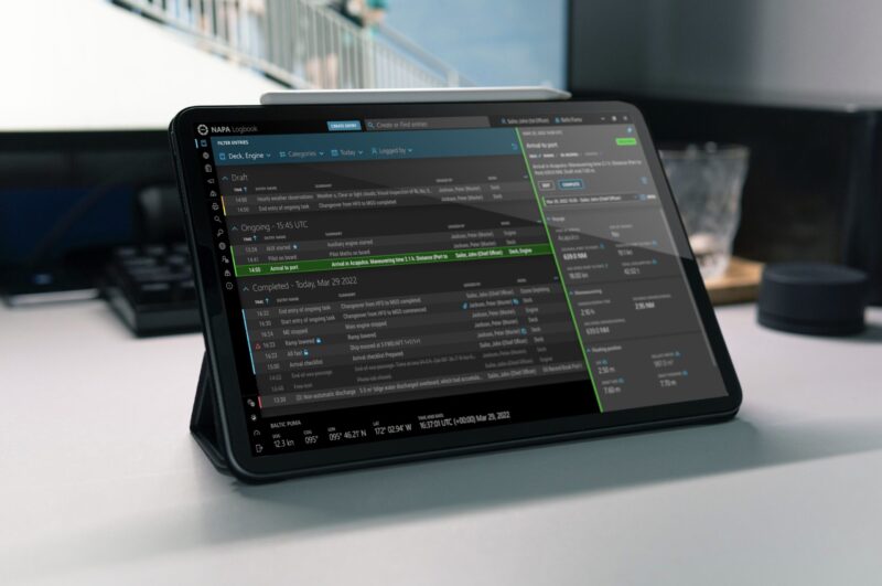 NAPA Logbook Tablet Black