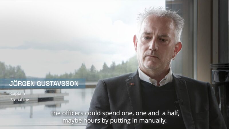 Captain Jörgen Gustavsson of Stena Germanica, Stena Line