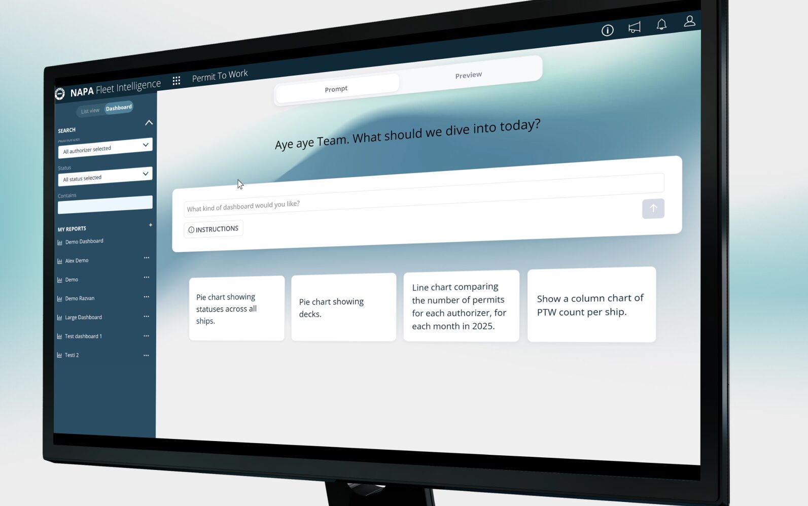 NAPA Permit to Work AI Dashboard 01