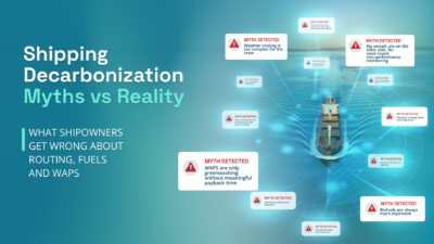 Debunking 7 maritime decarbonization myths: what shipowners get wrong about routing, fuels and WAPS