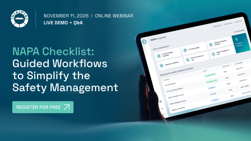 NAPA Checklist Webinar 2026 - Live Demo